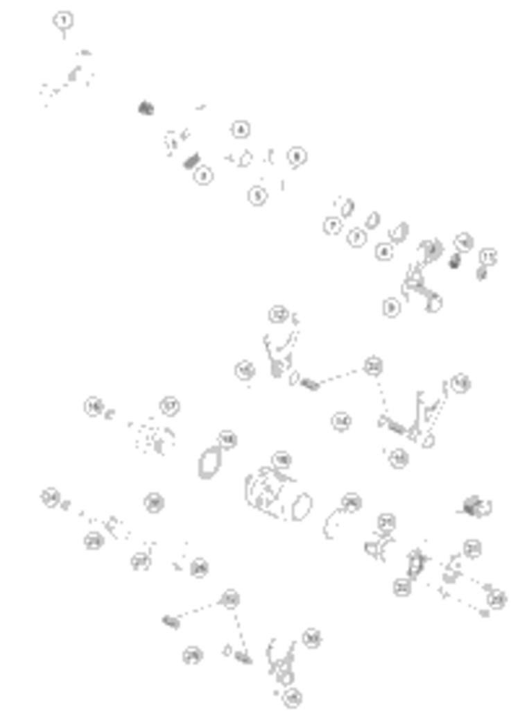 KTM / GASGAS / HUSQVARNA A460C455X408000 SHOCK ABSORBER KTM 250 SX-F  2024