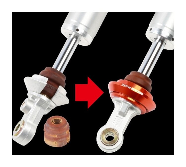 ZETA ZETA BUMP RUBER HOLDER KTM 85SX '04-'18 HUSQVARNA TC85 '14-'18