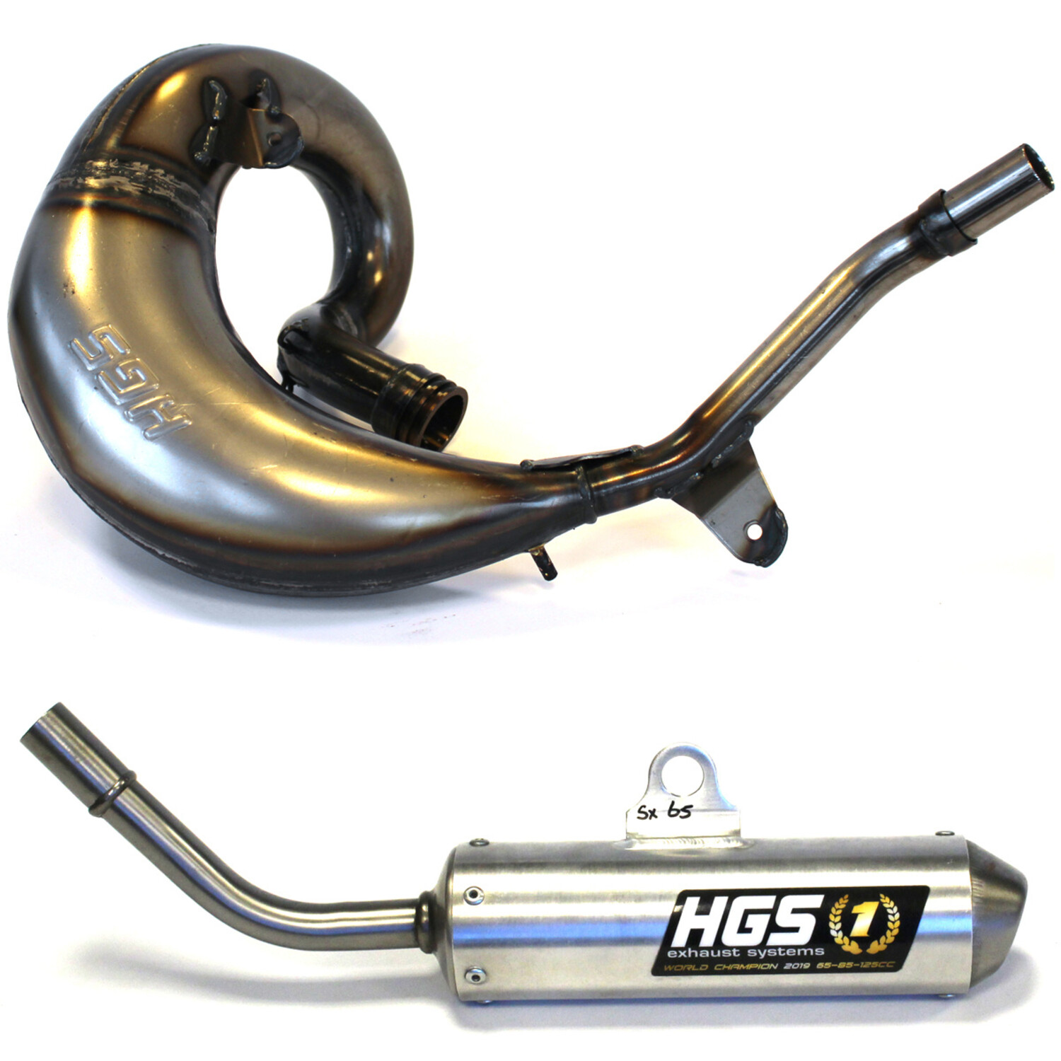 HGS EXHAUST PIPE KTM SX65 '16-'23 GASGAS MC65 '21-'23 HUSQVARNA
