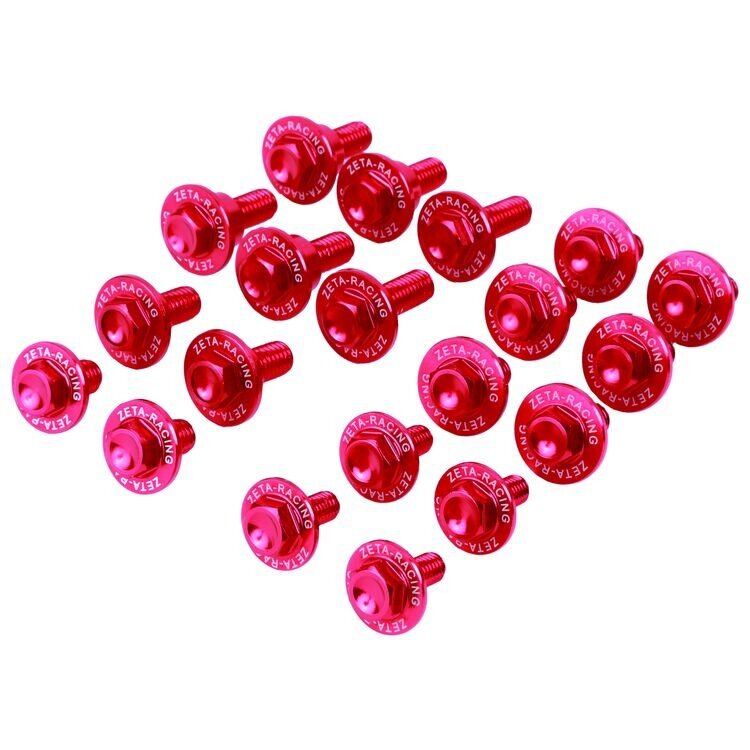 ZETA ZETA PLASTICS ALUMINUM BOLT KIT KAWASAKI KX250F '17-'23