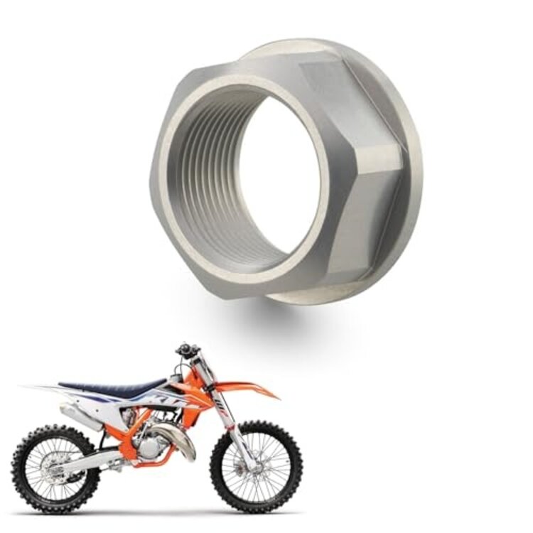 KTM / GASGAS / HUSQVARNA 61010086000 COLLAR NUT REAR WHEEL M25X1,5 WS=32 KTM 05