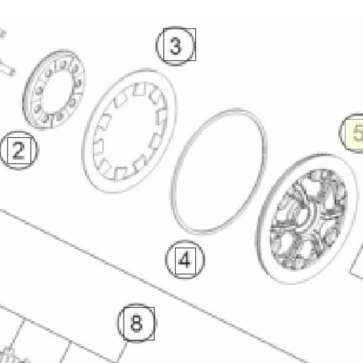 KTM / GASGAS / HUSQVARNA 47232003100 Clutch pressure plate