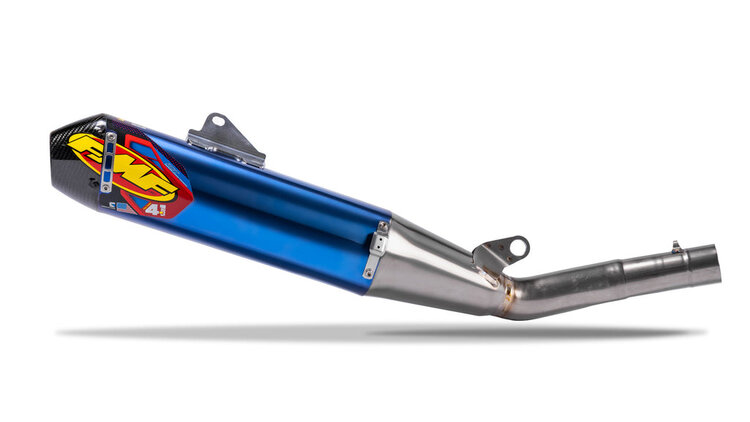 044445 FMF RCT TITANIUM W/ CARBON CAP SLIP ON SILENCER/ EXHUAST YZ450F '18-'23