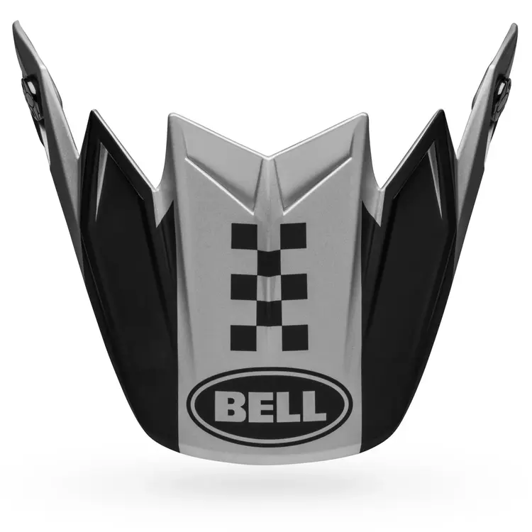 BELL MOTO 9 FLEX VISOR BREAKAWAY MATTE SILVER/BLACK