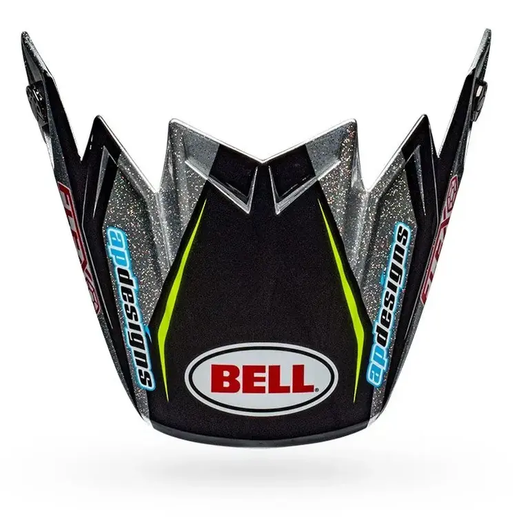 BELL MOTO 9 FLEX VISOR FLY GLOSS BLACK/HIGH VIZ