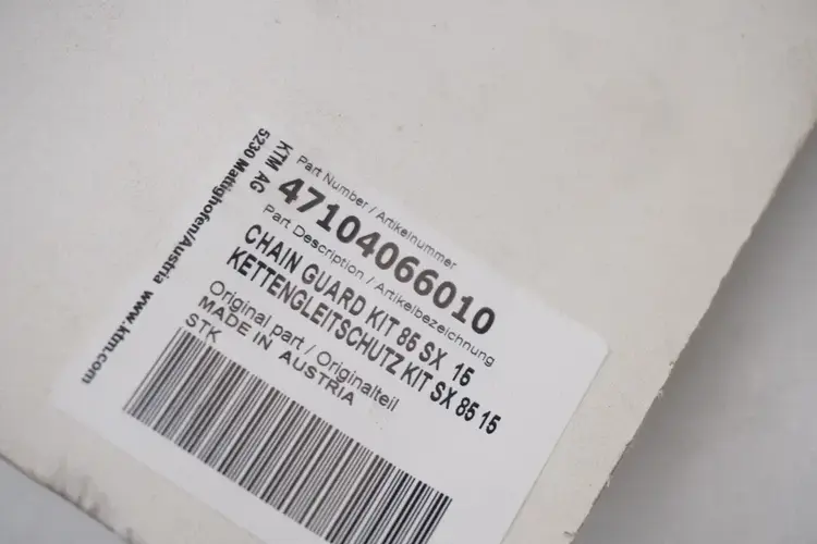 KTM / GASGAS / HUSQVARNA 47104066010 CHAIN SLIDER,  KTM 85SX '15-'24 HUSQ. GASGAS