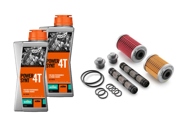 KTM / GASGAS / HUSQVARNA OIL CHANGE KIT 4T SAE 10W/50 KTM 250-450