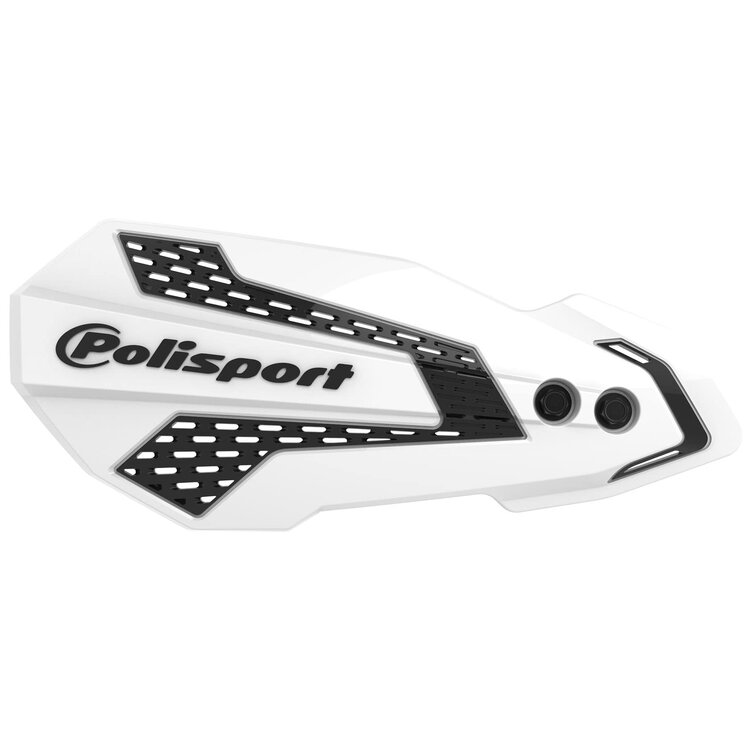 POLISPORT HANDGUARDS MX FLOW KX450F ['19+] [BLACK/WHITE]