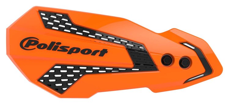 POLISPORT HANDGUARDS MX FLOW UN KTM/HUSQ. ['14+] GASGAS ['21+] [ORANGE/BLACK]