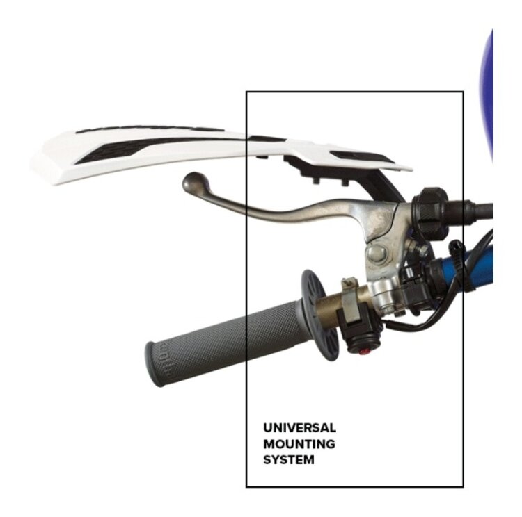POLISPORT HANDGUARDS MX FLOW UN KTM/HUSQ. ['14+] GASGAS ['21+] [ORANGE/BLACK]