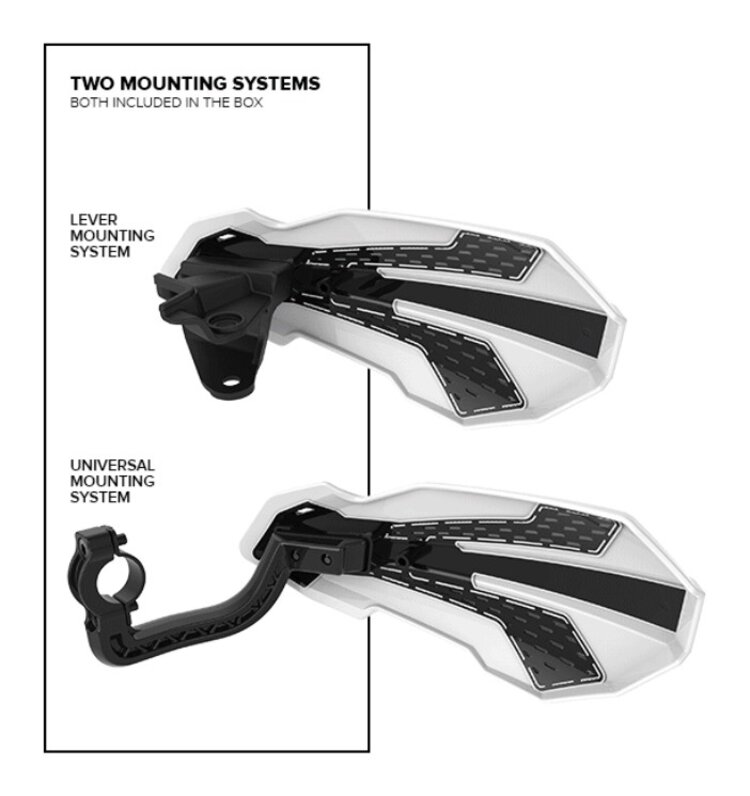 POLISPORT HANDGUARDS MX FLOW UN KTM/HUSQ. ['14+] GASGAS ['21+] [ORANGE/BLACK]