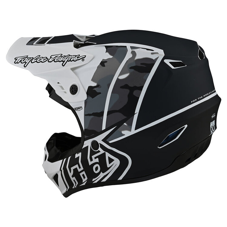 TROY LEE DESIGNS GP NOVA WHITE CAMO HELMET