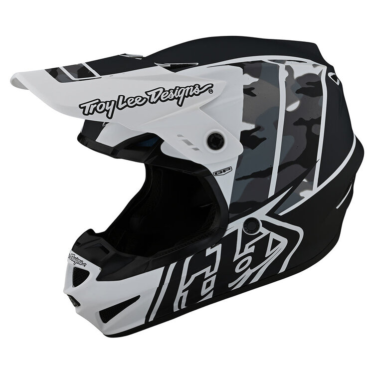 TROY LEE DESIGNS GP NOVA WHITE CAMO HELMET