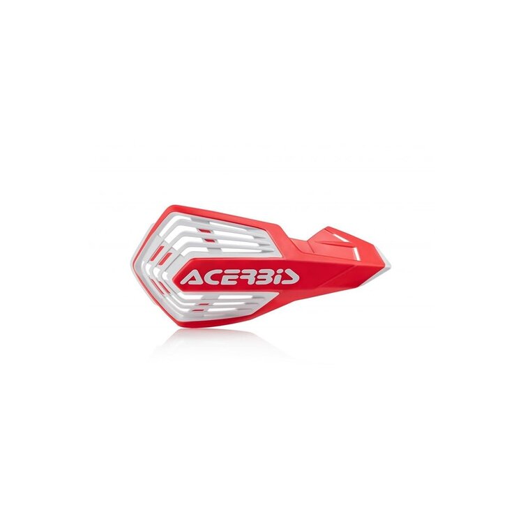 ACERBIS X-FUTURE HANDGUARDS  RED/WHITE 280196-1005
