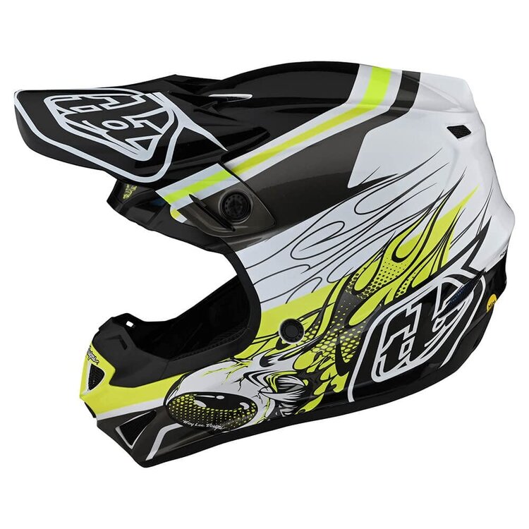 TROY LEE DESIGNS SE4 Polyacrylite Skooly BLK/YEL