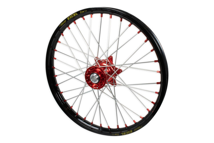 KITE KITE FRONT SPOKE & NIPPLE KIT SILVER/BLACK 21"  12PCS