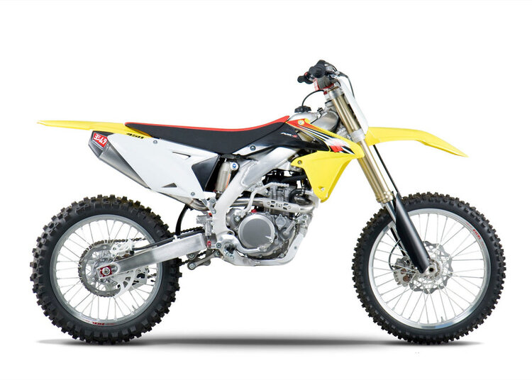 YOSHIMURA 219202D320 YOSHIMURA RS-4 EXHAUST SLIP-ON SUZUKI RMZ450 '08
