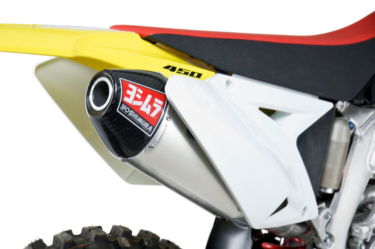 YOSHIMURA 219202D320 YOSHIMURA RS-4 EXHAUST SLIP-ON SUZUKI RMZ450 '08