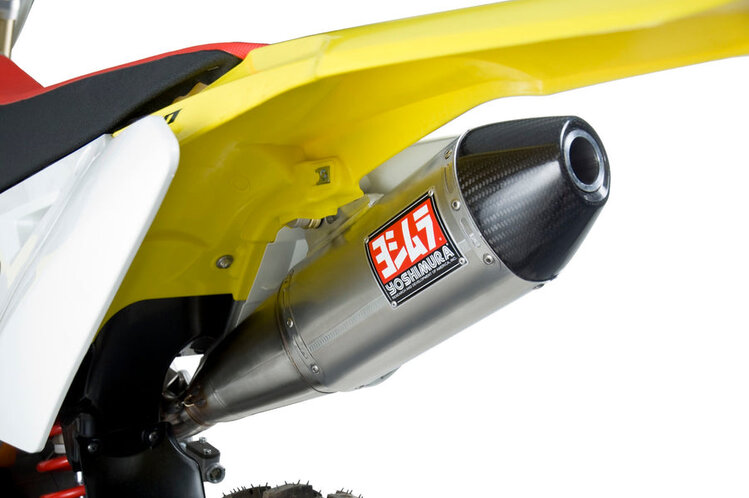 YOSHIMURA 219202D320 YOSHIMURA RS-4 EXHAUST SLIP-ON SUZUKI RMZ450 '08