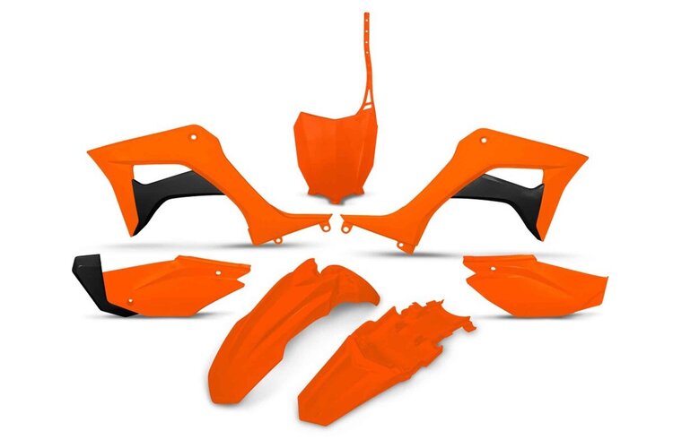 UFO CRF 110 19-20 Plastic Kit Flo-Orange (HOKIT124FFLU)