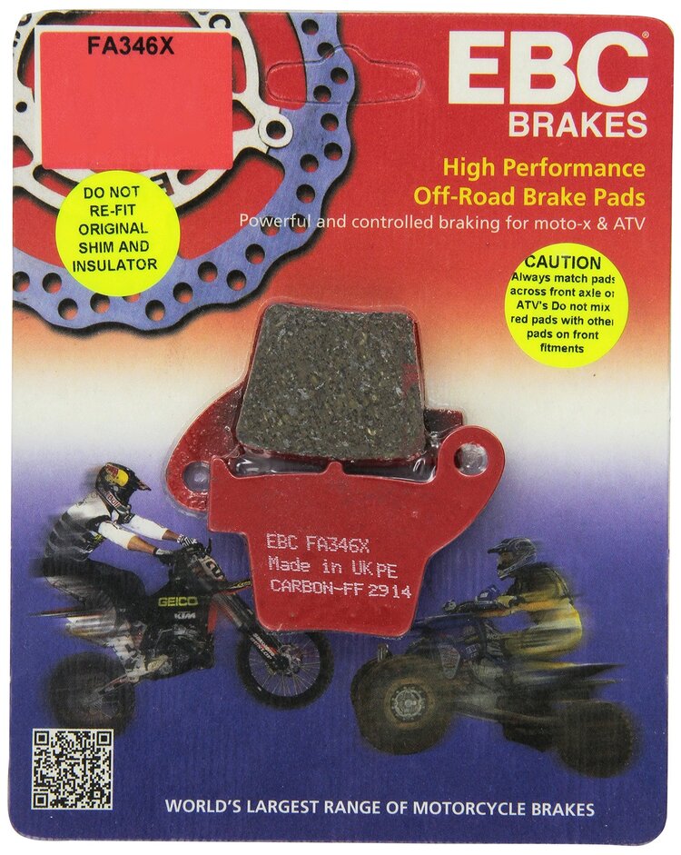 EBC BRAKE PADS FA346X