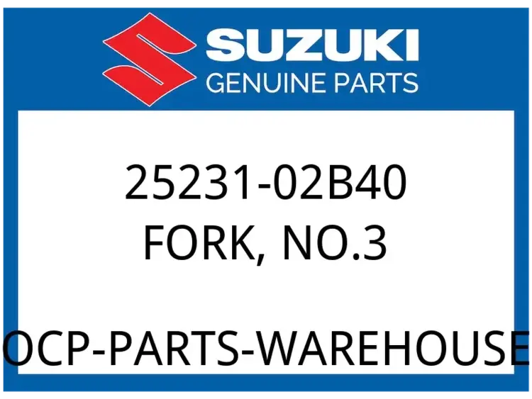 SUZUKI 25231-02B40 SUZUKI SHIFT FORK GEAR NO.3 RM 85