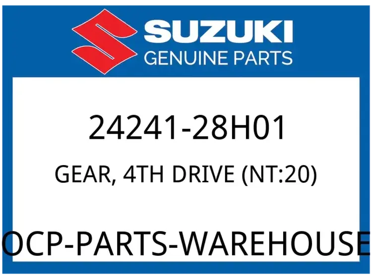 SUZUKI 24241-28H01 SUZUKI 4TH DRIVE GEAR, (NT:20)  RMZ 450