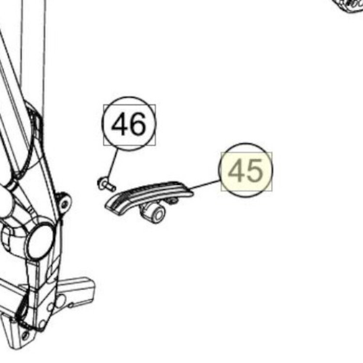 KTM / GASGAS / HUSQVARNA 79004070000 CHAIN GUIDE 125-450 SX TC MC '14-'22