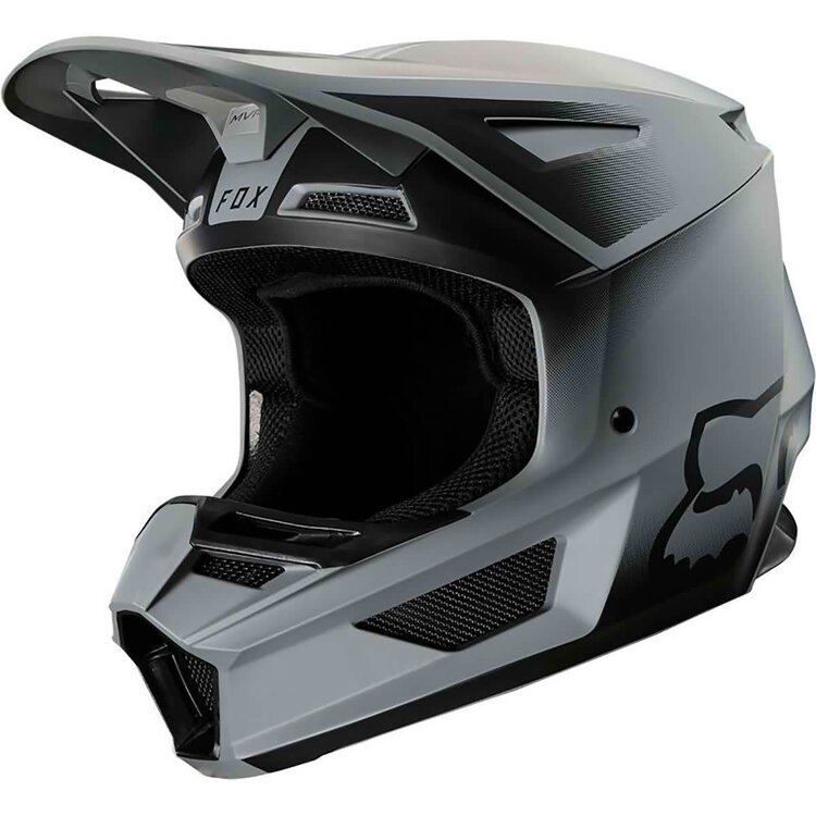 FOX V2 VLAR HELMET, MATTE BLACK X SMALL