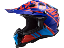 LS2 MX700 SUBVERTER EVO HELMET GAMMAX GLOSS RED BLUE