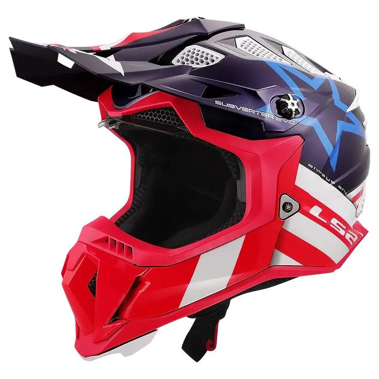 LS2 MX700 SUBVERTER EVO HELMET CONSTELLATION RED/WHITE/BLUE