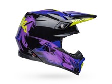 BELL MOTO 9S FLEX SLAYCO GLOSS BLACK/PURPLE