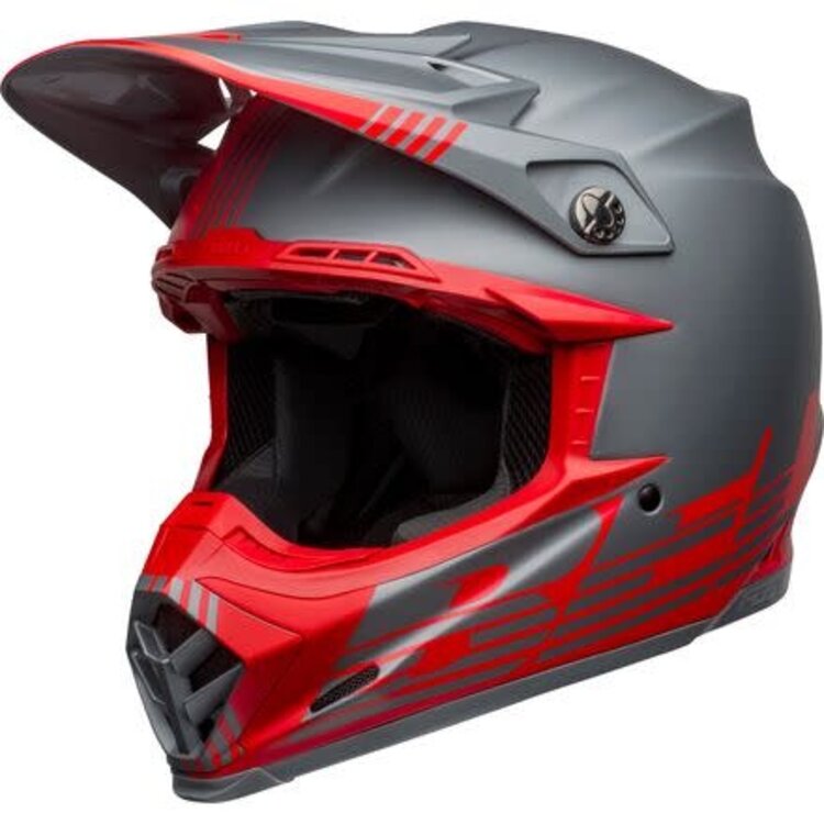 BELL Moto-9 Flex Louver Matte Gray/Red