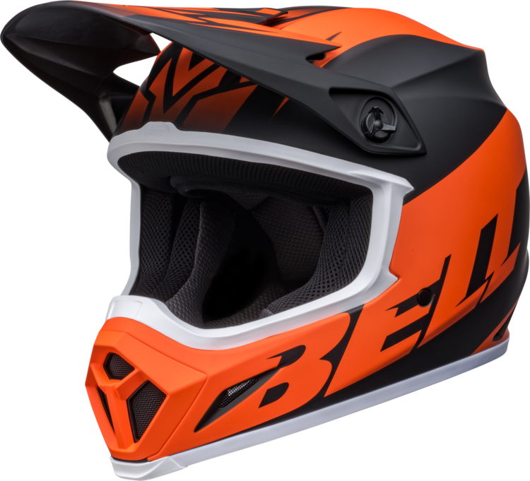 BELL MX 9 MIPS DISRUPT MATTE BLACK/ORANGE