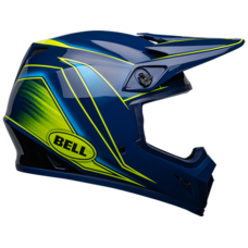 BELL MX 9 MIPS ZONE HELMET NAVY/ RETINA