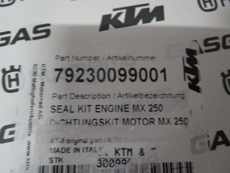 KTM / GASGAS / HUSQVARNA 79230099001 GASKET & SEAL KIT ENGINE 250/350 SX-F '16-'22