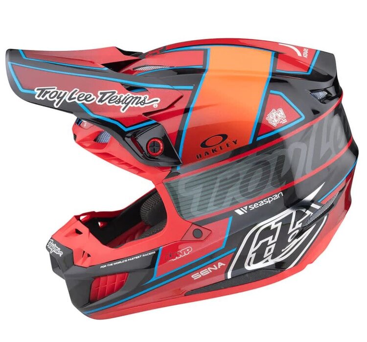 BELL SE5 CARBON HELMET, TEAM RED