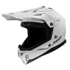 LS2 LS2 MX708 GATE II SOLID GLOSS WHITE