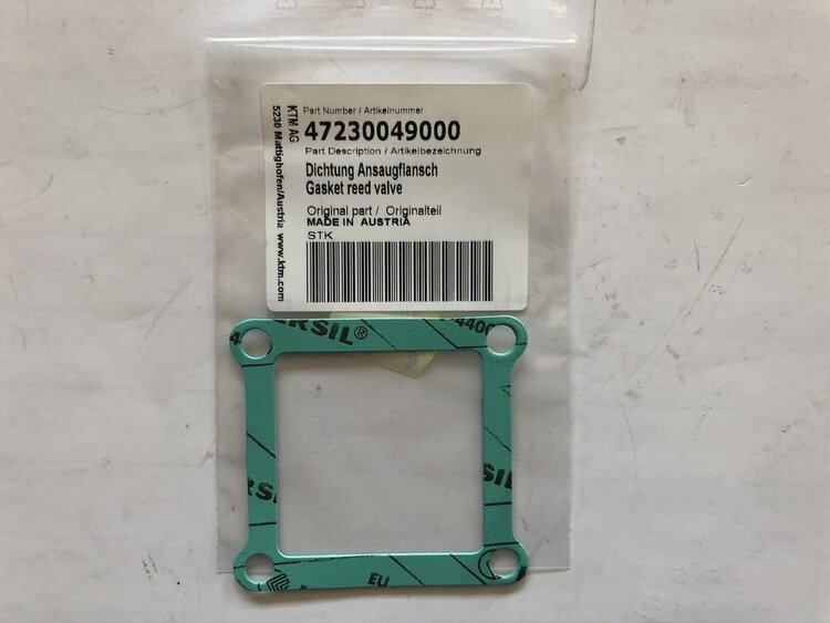 KTM / GASGAS / HUSQVARNA 47230049000 REED VALVE GASKET KTM 85 SX TC MC '18-'25