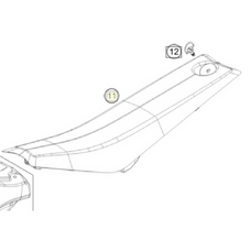 KTM / GASGAS / HUSQVARNA 46307040000EB SEAT ORANGE KTM 65 SX TC MC '23