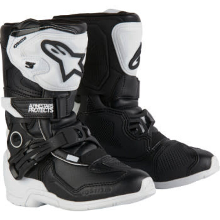 ALPINESTARS Alpinestars Kids Tech 3S Boots - Black/White - US 12 / EU 30.5