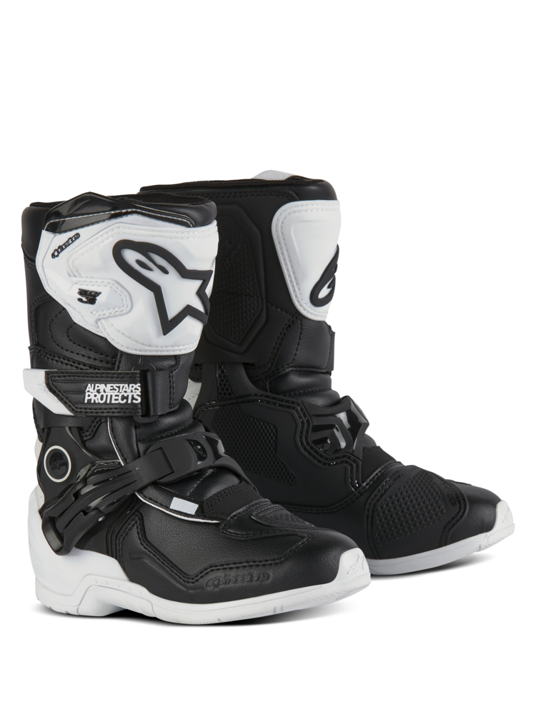 ALPINESTARS Alpinestars Kids Tech 3S Boots - Black/White - US 12 / EU 30.5