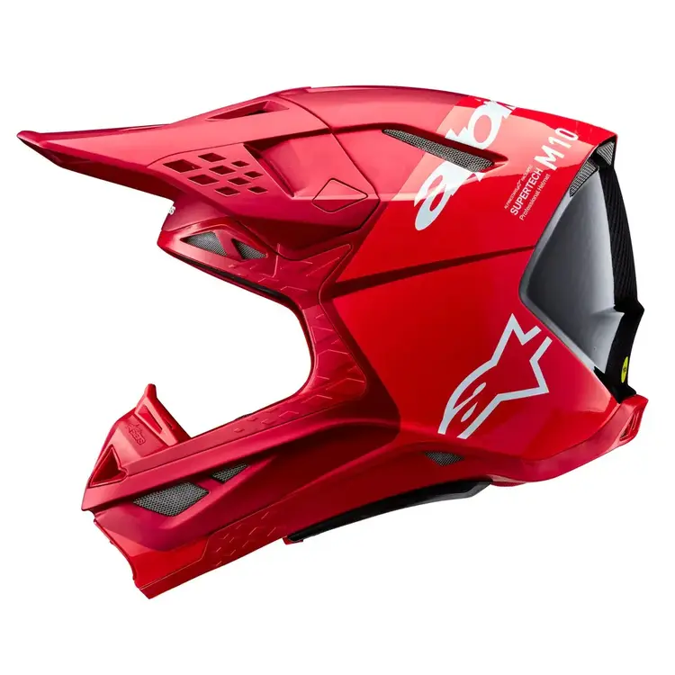 ALPINESTARS S-M10 HELMET FLOOD RED FLUO/RED