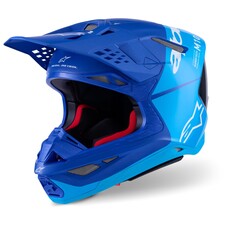 ALPINESTARS ALPINESTARS SM-10 HELMET FLOOD Blue/Black Carbon