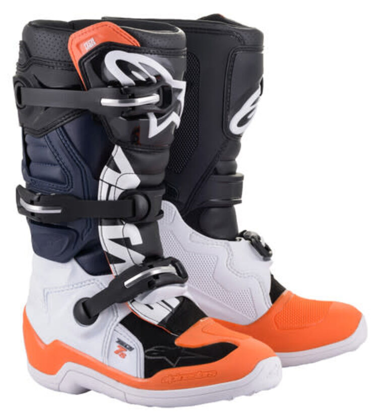 ALPINESTARS ALPINESTARS TECH 7S BOOTS BLACK/GRAY/WHITE/ORANGE