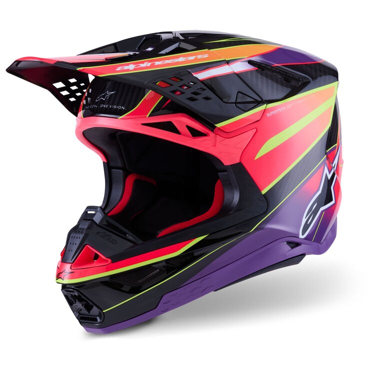 ALPINESTARS ALPINESTARS S-M10 HELMET ERA  PINK/YELLOW