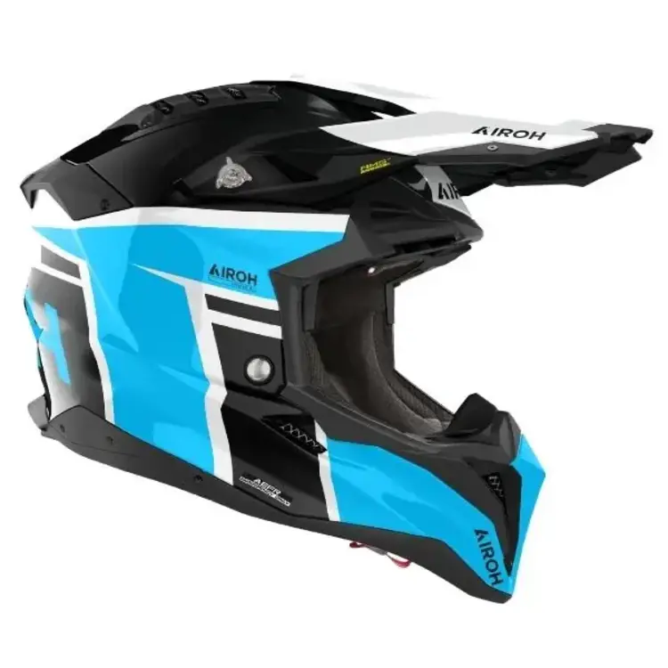 AIROH AIROH AVIATOR 3 SABRE HELMET AZURE GLOSS