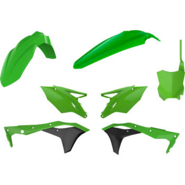POLISPORT PLASTIC BODY KIT OEM COLOR KAWASAKI KXF 250 '17-'20