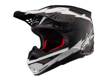 ALPINESTARS S-M10 HELMET AMPRESS BLACK/WHITE MATTE