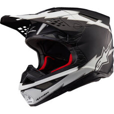 ALPINESTARS S-M10 HELMET AMPRESS BLACK/WHITE MATTE